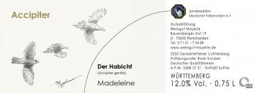 DFO-Wein Sonderedition 2021 ,,Der Habicht" Frühburgunder